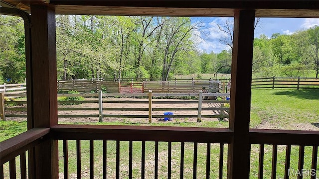 12124 Hamilton Hollow Rd, Sullivan, MO 63080 - view of fenced backyard