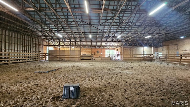 12124 Hamilton Hollow Rd, Sullivan, MO 63080 - view of indoor riding arena
