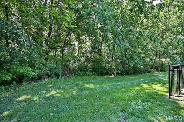 1120 Franklin Ave, Edwardsville, IL 62025 - view of green lawn featuring a view of trees