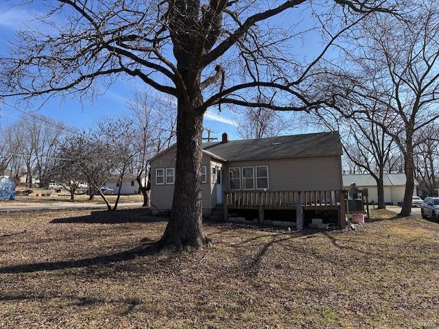 415 N Grand St, Willow Springs, MO 65793 - exterior space featuring a deck