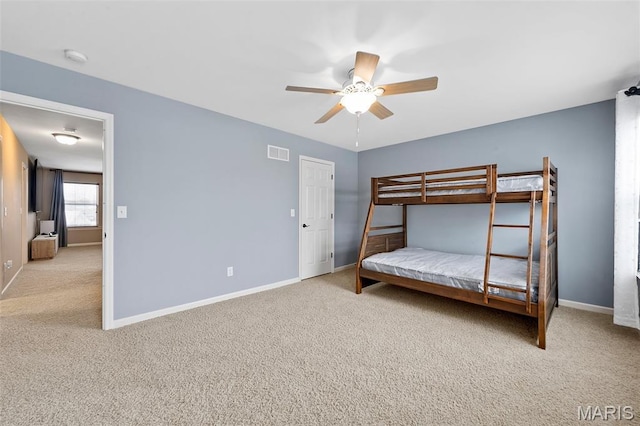 615 Derby Way Dr, Wentzville, MO 63385 - carpeted bedroom featuring baseboards and ceiling fan