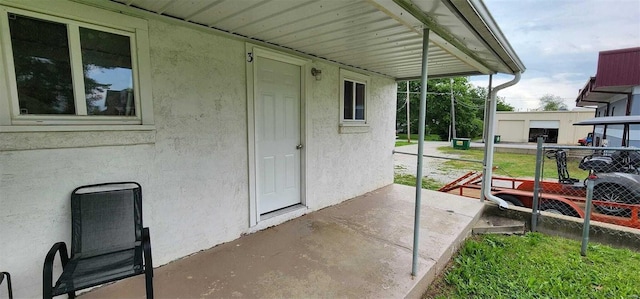 view of patio / terrace with fence