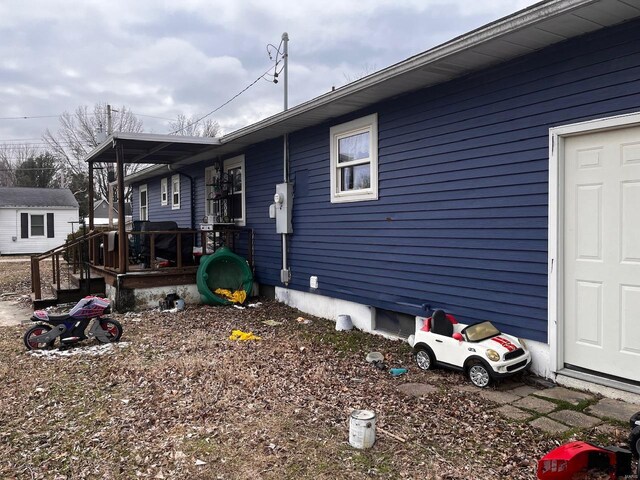 view of property exterior