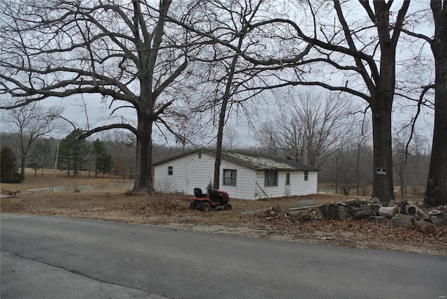 view of side of property