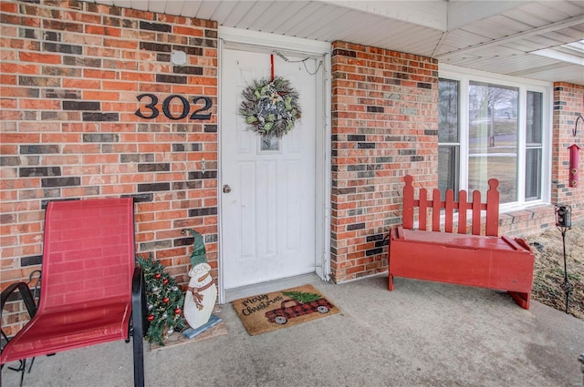 302 E Bay St, Pleasant Hill, IL 62366 - view of exterior entry with brick siding
