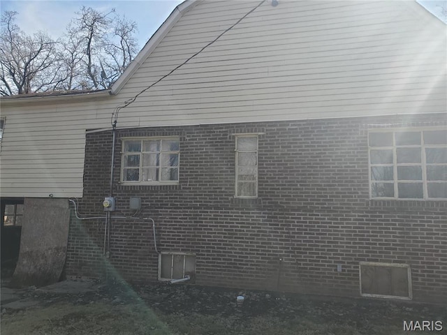 45 Jarvis Pl, Cahokia, IL 62207 - view of side of home with brick siding