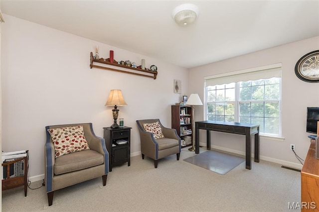 885 Morgan Rdg, High Ridge, MO 63049 - sitting room with baseboards and light colored carpet