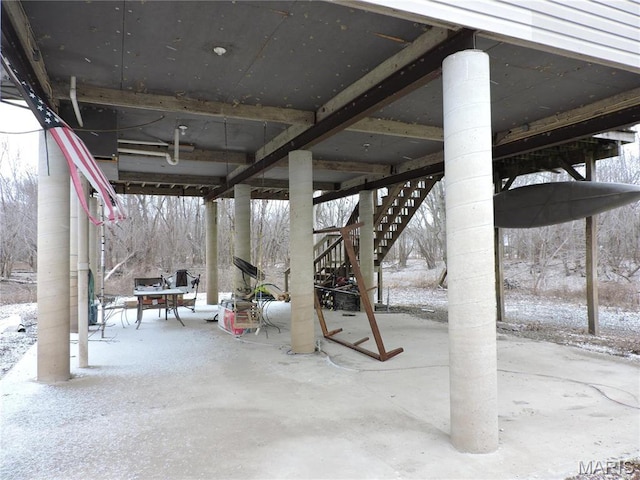 17 Martone St, Elsberry, MO 63343 - snow covered patio featuring stairs