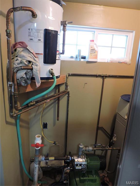 17 Martone St, Elsberry, MO 63343 - utility room with water heater