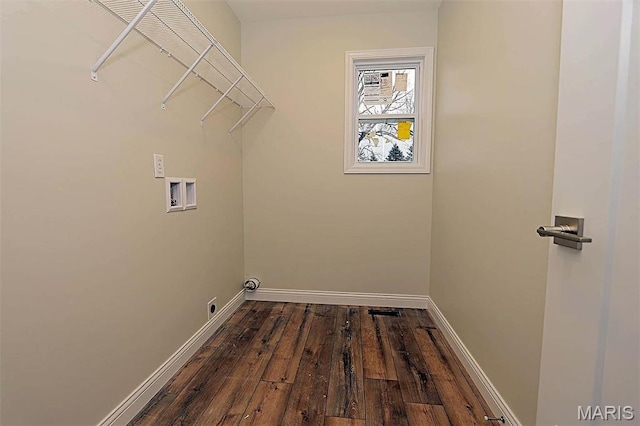 40 Butterfield, Farmington, MO 63640 - laundry room with washer hookup, wood-type flooring, and baseboards