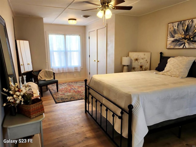 972 Sunny Ridge Vw, Union, MO 63084 - bedroom featuring wood finished floors and a closet