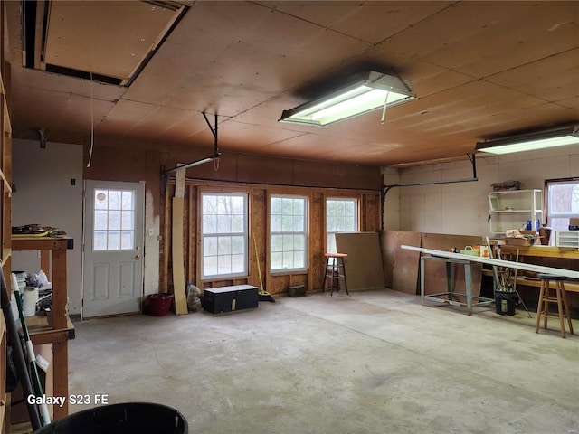 972 Sunny Ridge Vw, Union, MO 63084 - misc room with unfinished concrete flooring and healthy amount of natural light