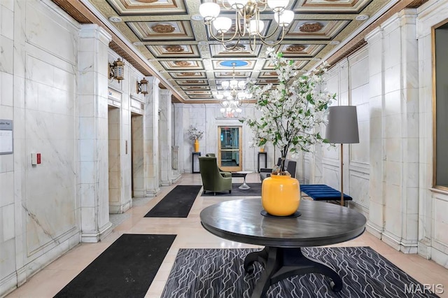 314 N Broadway Unit 903, Saint Louis, MO 63102 - building lobby with tile walls