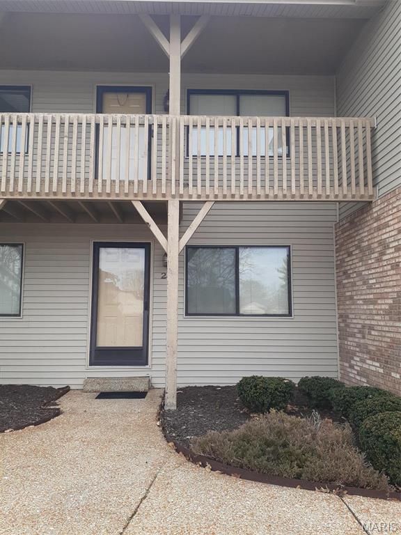 161 Eagle Rdg Unit 163-306, Ofallon, IL 62269 - entrance to property featuring a balcony
