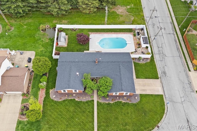 800 N Smiley St, Ofallon, IL 62269 - bird's eye view of a pool