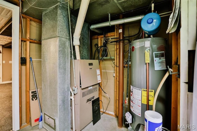 utilities with water heater