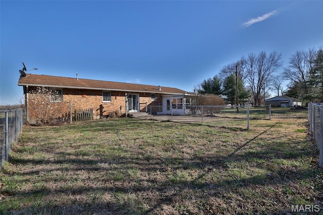 rear view of house with a patio area
