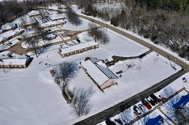 453 Cedar St, Bismarck, MO 63624 - view of snowy aerial view