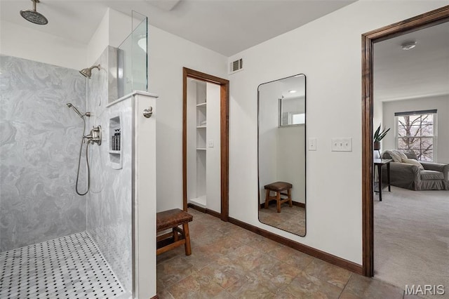 1578 Mason Knoll Rd, Town And Country, MO 63131 - full bath with walk in shower and baseboards