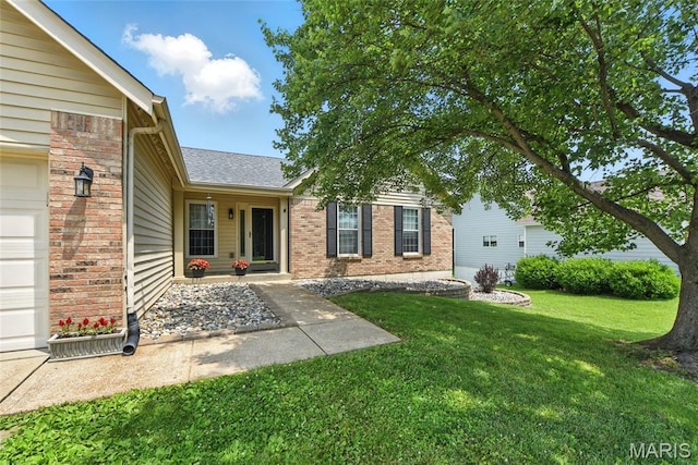 429 Arbor Meadow Ct, Ballwin, MO 63021 - exterior space with a garage