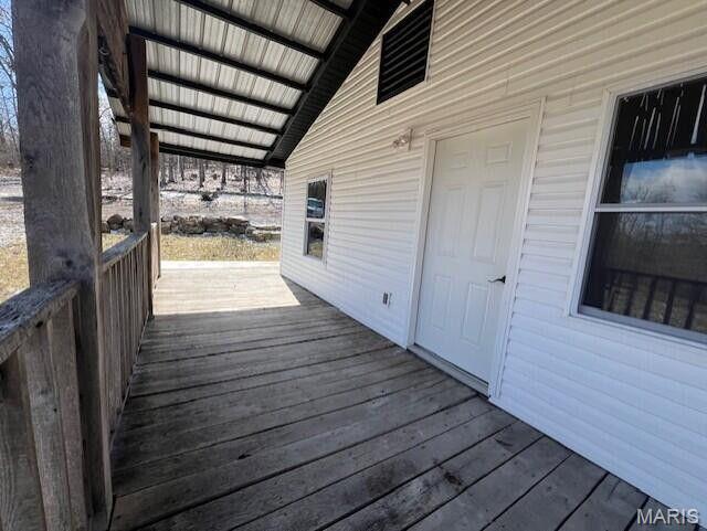 11498 M-Weatherman Dr, Mountain Grove, MO 65711 - view of wooden terrace