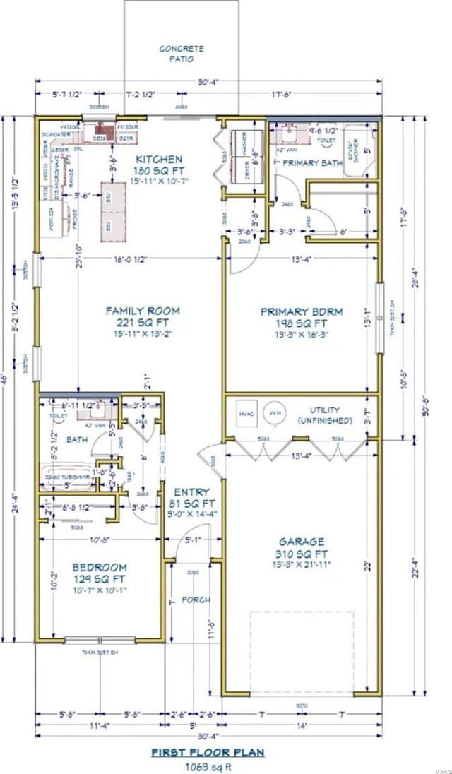 1201 Dawn Dr, Belleville, IL 62220 - room layout
