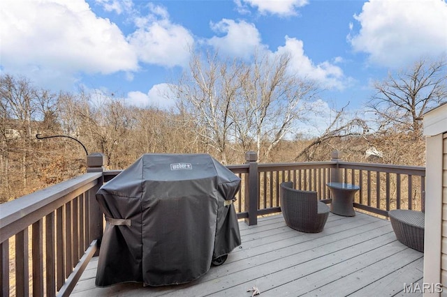 4028 Montague Cir Unit 4, Saint Charles, MO 63304 - wooden deck featuring grilling area