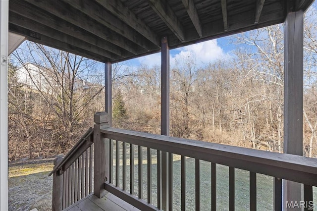4028 Montague Cir Unit 4, Saint Charles, MO 63304 - view of wooden deck