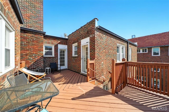 7570 Byron Pl Unit 3E, Saint Louis, MO 63105 - view of wooden deck