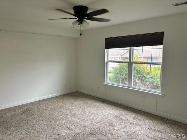 40 Pecan Tree Ln, Farmington, MO 63640 - carpeted spare room featuring ceiling fan and baseboards