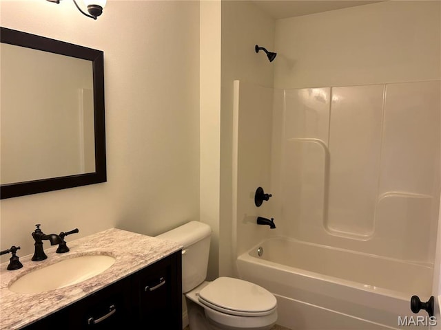 40 Pecan Tree Ln, Farmington, MO 63640 - full bath with toilet, vanity, and bathing tub / shower combination