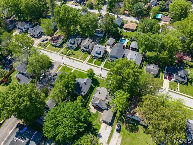 911 Grand Ave, Edwardsville, IL 62025 - aerial view of property's location featuring nearby suburban area