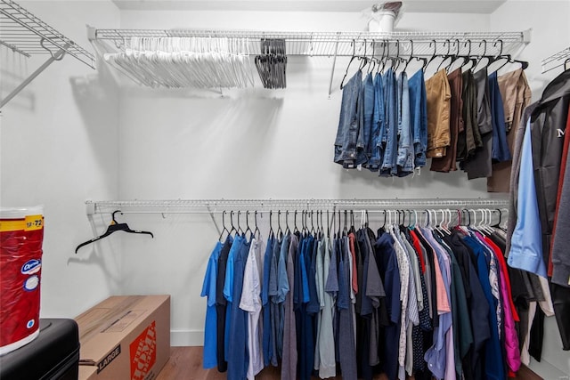948 Half Moon, Caseyville, IL 62232 - walk in closet featuring wood finished floors