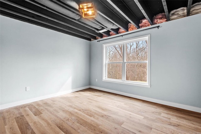 948 Half Moon, Caseyville, IL 62232 - basement featuring wood finished floors and baseboards