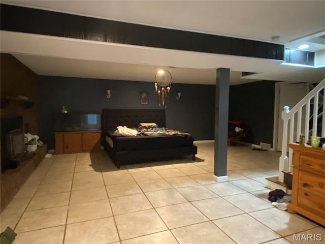 207 Navaho Dr, Cape Girardeau, MO 63701 - bedroom featuring light tile patterned floors