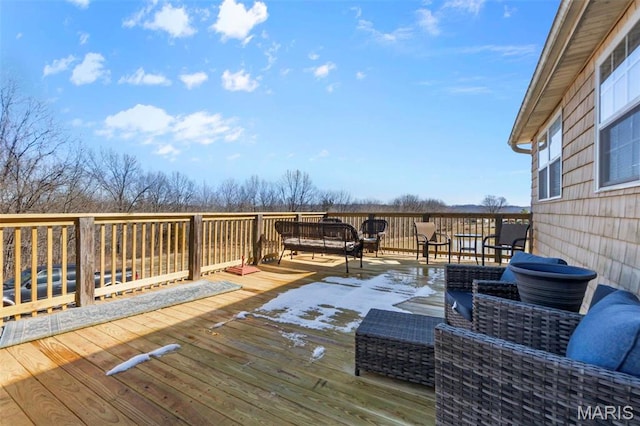 420 Cherokee Dr, Cape Girardeau, MO 63701 - view of wooden terrace