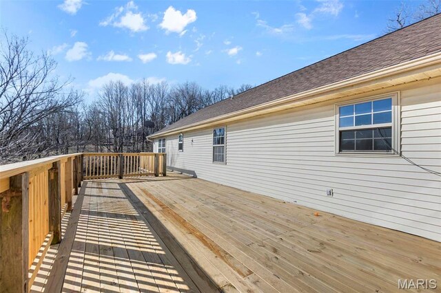 420 Cherokee Dr, Cape Girardeau, MO 63701 - view of wooden deck