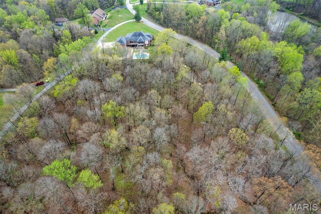 149 Windy Point Ave, Cape Girardeau, MO 63701 - aerial view of property and surrounding area with a forest