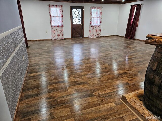 18480 State Route O, Rolla, MO 65401 - unfurnished living room with wood finished floors and baseboards