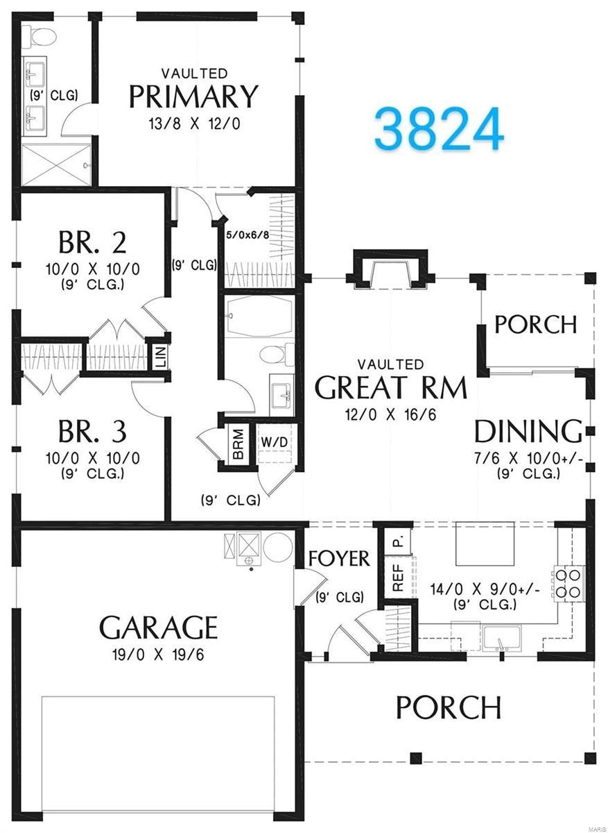 3824 B St, Granite City, IL 62040 - room layout