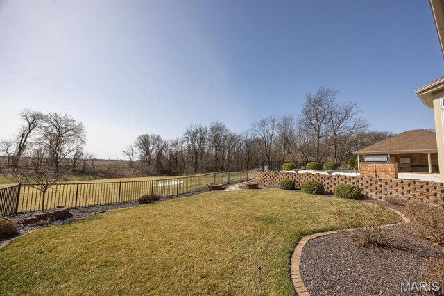 view of yard