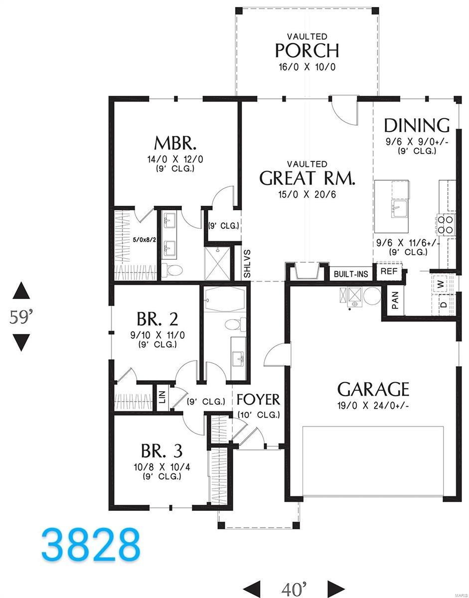 3828 B St, Granite City, IL 62040 - property floor plan
