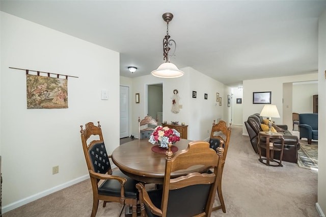 1611 Walpole Dr Unit C, Chesterfield, MO 63017 - dining space featuring light carpet and baseboards