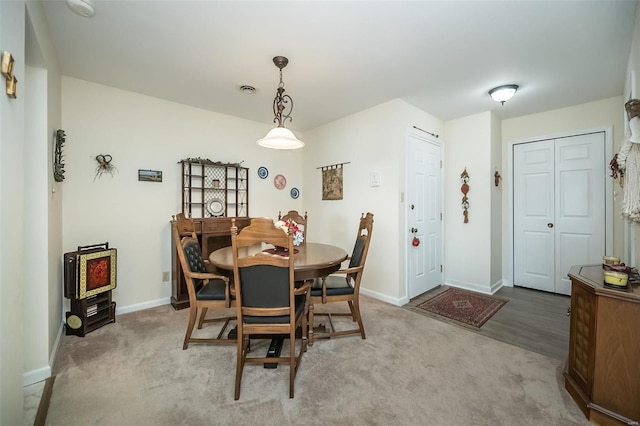 1611 Walpole Dr Unit C, Chesterfield, MO 63017 - carpeted dining area featuring baseboards