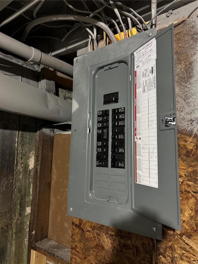 10533 Earl Dr, Saint Louis, MO 63136 - utility room with electric panel