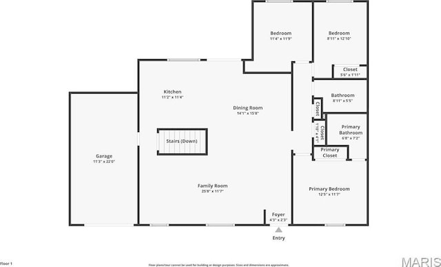 944 Millwood Dr, Saint Peters, MO 63376 - floor plan / room layout