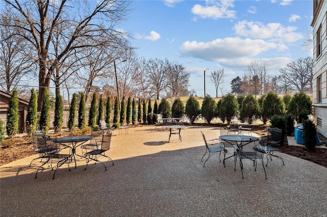 view of patio / terrace with outdoor dining area