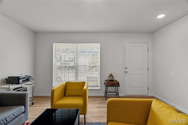 757 Fox Creek Dr, Fenton, MO 63026 - living room with wood finished floors and baseboards
