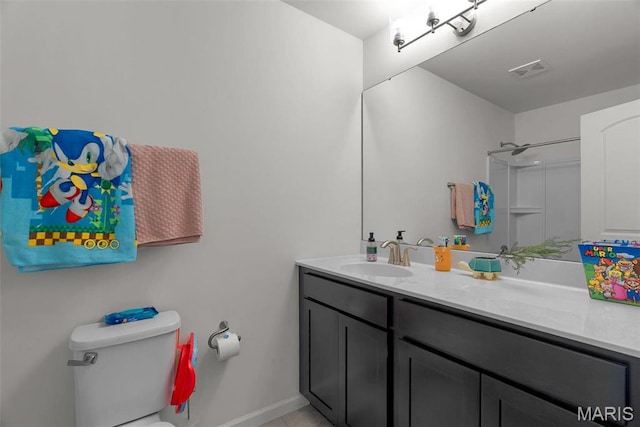 757 Fox Creek Dr, Fenton, MO 63026 - bathroom featuring vanity and a shower