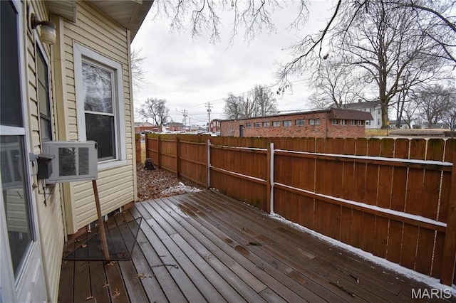 102 W High St, Troy, IL 62294 - wooden terrace with fence